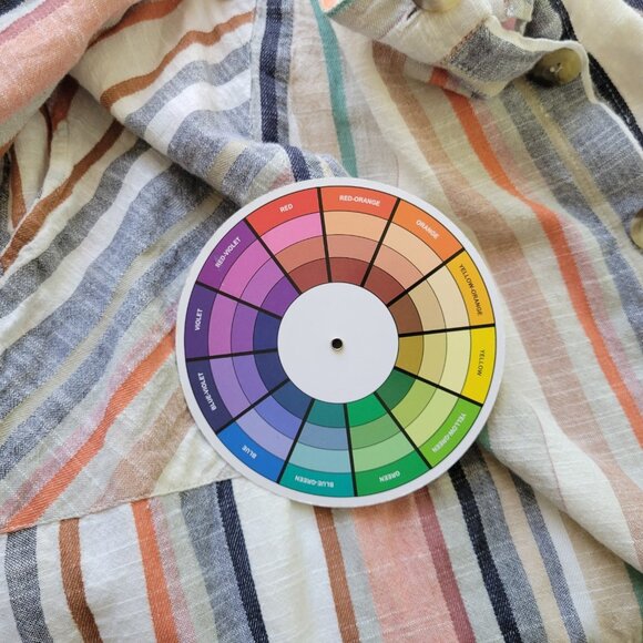 Mlle Gabrielle Womens Skirt 3X Plus Midi Pencil Brown Stripe Button STR7E - Picture 10 of 10